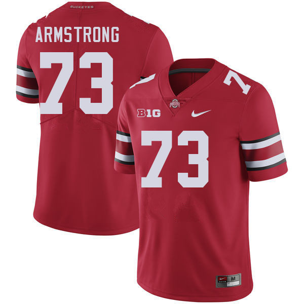 Men #73 Devontae Armstrong Ohio State Buckeyes College Football Jerseys Stitched-Red